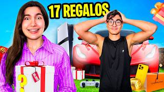 17 regalos EPICOS por sus 17 años 🎁 NO se lo PODIA CREEN [upl. by Ahselrac]