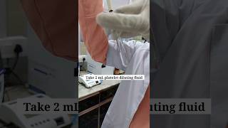 manual platelet kaise karen  how to count manual platelet shorts shortfeed lab [upl. by Kyle]