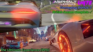 British Season End amp Unlock Aston Martin Season  Asphalt Legends Unite  Gameplay Bonus 3 [upl. by Llirpa]