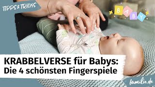 Krabbelverse für Babys Die 4 schönsten Fingerspiele [upl. by Ainesell]