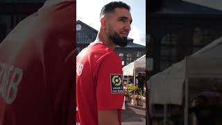 Un dimanche matin au marché de Wazemmes avec Nabil Bentaleb 🇩🇿 football losc algerie [upl. by Attenal432]