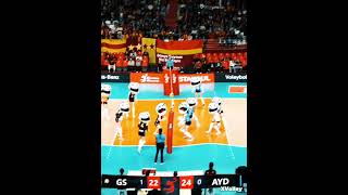 Incredible Moment in Volleyball😲 [upl. by Aerdnac31]