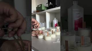 Candlemaker making candles smallbusinessdiaries candlemaking [upl. by Joycelin6]