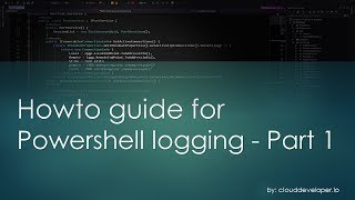 0013  Howto guide for Powershell logging [upl. by Elijah]