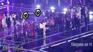 All Twice Sanas Moments amp Interactions w BTS 01 [upl. by Truk]