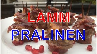 Lamm Chorizo Praline mit Granatapfel  Klaus grillt [upl. by Doherty]