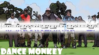 DANCE MONKEY  PARTITURA quotTONES AND Iquot SCORE [upl. by Dorthea]