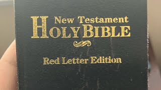 Pocket Bible red letter edition review [upl. by Atilemrac]