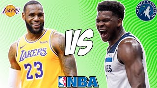 Los Angeles Lakers vs Minnesota Timberwolves 102224 NBA Picks amp Predictions  NBA Tips [upl. by Hadwyn]