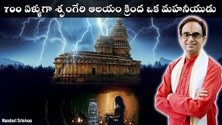 700 ఏళ్ళుగా భూగృహంలో ఎవరాయన  Inside Sringeri vidyasankara temple  Nanduri Srinivas [upl. by Alfredo235]