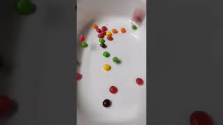 skittles asmr shorts trending viralvideo satisfying sound [upl. by Yrol]