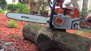 STIHL MS362 Starting [upl. by Ciel82]