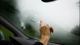 How to clean Windshield Fog How to use defogger in Innova Crysta amp Fortuner or any vehicle Auto AC [upl. by Ynattib]