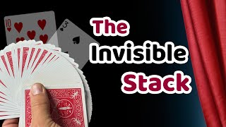 The Invisible Stack Card Trick Secret [upl. by Staw]