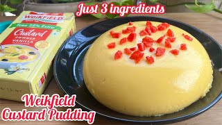 Weikfield Custard Powder Recipe  Weikfield Custard Pudding  Custard Pudding Recipe  Weikfield [upl. by Rexferd689]