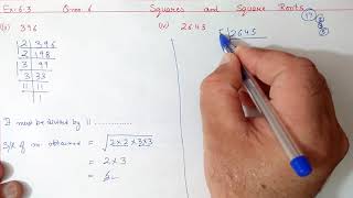 Ex53 Q6 Chapter5 Squares and Square Roots  Ncert Maths Class 8  Cbse [upl. by Jacoby254]