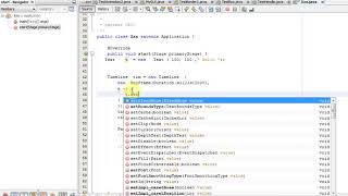 lec09 P5 java Animation using Time line [upl. by Eseerehc]