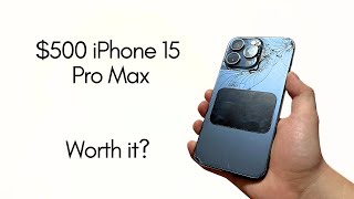 I Bought a Broken iPhone 15 Pro Max [upl. by Nev988]