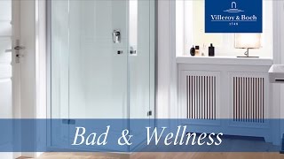 Neues fürs Bad  Die MetalRim Duschwannen  Villeroy amp Boch [upl. by Ayidan668]