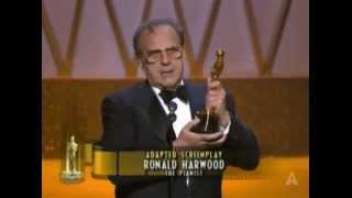 Ronald Harwood winning Adapted Screenplay for quotThe Pianistquot [upl. by Zobe660]