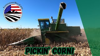 Pickin Corn with the John Deere 6600 [upl. by Gaut]