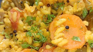 Sambar Rice  Kootanchoru  Mixed Vegetable Rice [upl. by Notse]