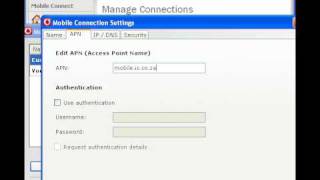 How to change the APN on the Vodafone 3g mobile connect software [upl. by Rehsa]