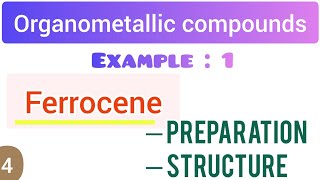 Ferrocene preparation and structure  simplified [upl. by Shelden]