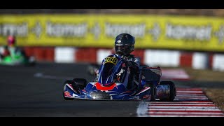 Karting Franciacorta  Marlon Bayer en X30 Senior  Pluie  Mars 2024 [upl. by Brinkema]