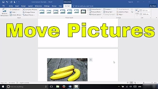 How To Move Pictures In Microsoft WordTutorial [upl. by Ennaylime]