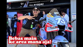 Nonton MotoGP Mandalika dari Pitstop dengan memakai kartu dewa [upl. by Aihcela]