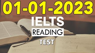 IELTS READING PRACTICE TEST 2023 WITH ANSWER  01012023 [upl. by Zednanref875]