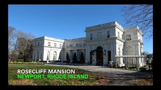 Travel With Us To Rhode Island  Mansion Tour  Rosecliff Mansion  Gilded Age [upl. by Schmitz]