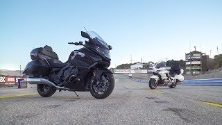 2018 Honda Gold Wing Tour vs 2018 BMW K1600 Grand America  On Two Wheels [upl. by Qidas28]