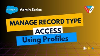 Manage Record Type Access Using Profile [upl. by Nur]