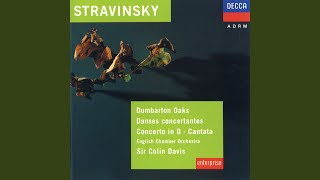 Stravinsky Cantata on Old English texts for soprano tenor female voices and instrumental [upl. by Ahron]