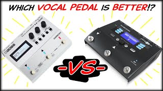 VE500 Vs Voicelive Play Acoustic Vocal pedals [upl. by Nnylirret]