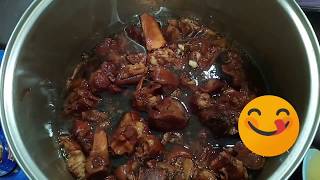 Easy Ways To Cook  Chu Kiok Pork Trotter In Black Vinegar [upl. by Scholem383]