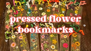 Craft Fair Idea 1 PRESSED FLOWER BOOKMARKS🌷🌿Craft Fair Series 2024 [upl. by Pettiford]