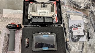 Unboxing 2020 K67 BMW S1000RR RCK Pro ECU MoTeC C125 Dash FIM Alpha Racing Electronics Package [upl. by Stanwood]