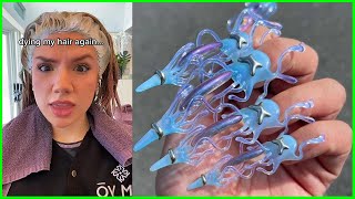 🏵️ NAIL ART STORYTIME TIKTOK 🏵️ NEW Bailey Spinn Idol  POVs Tiktok 42 [upl. by Glover]