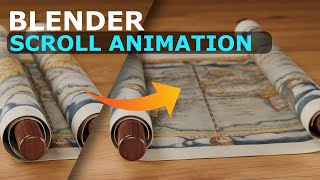 Blender 42  Scroll Animation  EASY Tutorial [upl. by Selwyn490]