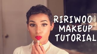 RIRI WOO LIPSTICK MAKEUP TUTORIAL GIVEAWAY WINNER [upl. by Annol]