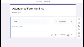 Google quotAttendancequot Forms trick them into doing your work [upl. by Nirrat]
