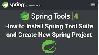 how to install spring tool suite in windows 10 [upl. by Ellak404]