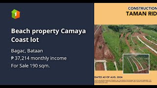 Beach property Camaya Coast lot [upl. by Kubetz]