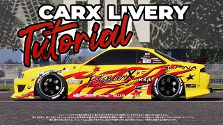 CREATION LIVERY Nissan Silvia S14  COMMENT  Drift Game Carx Drift Racing Online [upl. by Adiene]