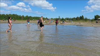 Singing Sand Beach Tobermory Bruce Peninsula [upl. by Oirasan]