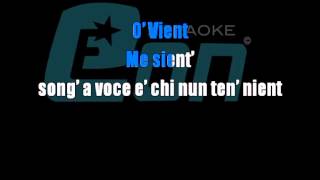 Clementino O vient cori Eon karaoke demo [upl. by Lahey197]