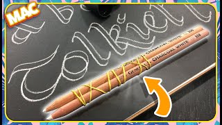 Double Pencil Calligraphy Tutorial [upl. by Longo]